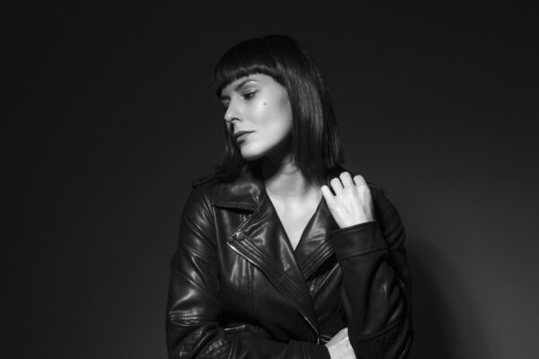 Photo black biker jacket
